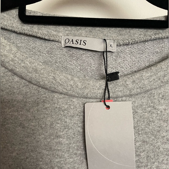 Oasis grey oversized sweater jumper dress Size XL - Picture 4 of 9